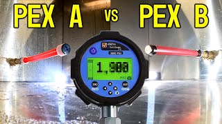 Which is Better PEX A or PEX B  Pressure Test [upl. by Annuahsal]