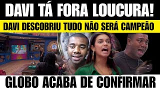 🚨DAVI ESTA FORA BBB24 ACONTECEU APOUCO BONINHO falou tudo ELE FOI ESCORRAÇADO quotOuve errosquot [upl. by Florida]