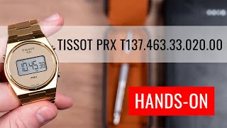 HANDSON Tissot PRX Quartz Digital T1374633302000 [upl. by Rubens829]