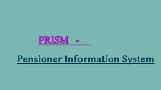 How to Register in Prism Portal and Submit Online Pension Filing  Kerala [upl. by Verneuil]