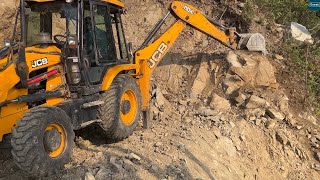 Struggleful Operators Life Cutting Rocky Hill for Hill Top Road [upl. by Aniuqahs285]