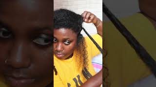 Low Maintenance Protective Hairstyle Criss Cross Braids For Natural Hair [upl. by Recnal]