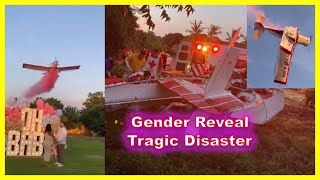 Pilot dies in gender reveal party plane crash [upl. by Htur998]