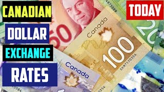 CANADIAN Dollar Currency Exchange Rates TODAY 08 September 2023 USD CAD [upl. by Wivina]