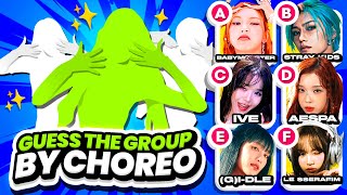 GUESS THE KPOP GROUPIDOL BY THE CHOREO MULTIPLE CHOICE ✅ GUESS THE SONG  QUIZ KPOP GAMES 2023 [upl. by Gayelord]