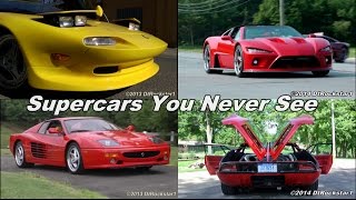 10 Exotic Cars You Wont See In Every Youtube Video [upl. by Eelan]