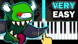 Ejected  Friday Night Funkin vs Impostor V3  VERY EASY Piano tutorial [upl. by Sclar]