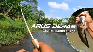 MENCOBA CASTING GABUS DI SUNGAI SAAT MUSIM HUJAN [upl. by Gawain]