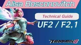 Tekken 8 Alisa  How to use UF2  F21 [upl. by Etnaik]