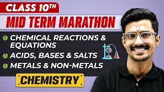 Complete CBSE Chemistry  Class 10th  MID Term in One Shot  Marathon Series 🔥 [upl. by Cale161]