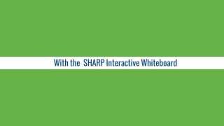 SHARP PNL702B Interactive Whiteboard [upl. by Daraj]