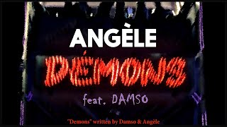 Angèle  Démons LYRICS  ENGLISH amp PAROLES feat Damso [upl. by Ardiedak]