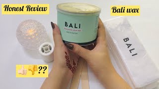 Bali Wax Honest Review  Olive Wax  How to Use  Fashionista Diaries [upl. by Lexerd803]