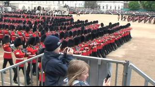 Trooping the colour practice May 28th 2011 March past in quick timeavi [upl. by Other165]