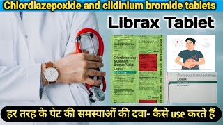 librax Tablets in hindi  chlordiazepoxide and clidinium bromide tablets in hindi Stomach infection [upl. by Anaihsat]