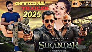 Sikandar  Trailer  Review  Mujakir Mozumder  Bollywood movie Salman Khanrashmika mandanna [upl. by Llerraj134]