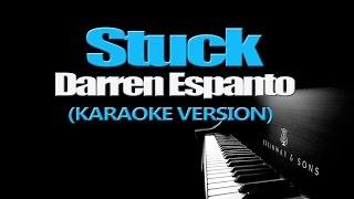 STUCK  Darren Espanto KARAOKE VERSION [upl. by Trici]