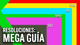 RESOLUCIONES DE PANTALLA Diferencias 4K FHD QHD y UHD [upl. by Rab358]