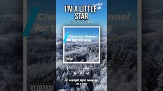 Lyrics video of the song quot Im a little star by Love to Singquot christmas christmasforkids music [upl. by Fortna]