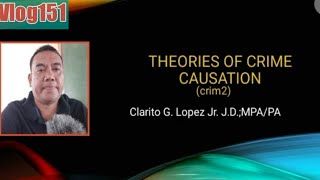 THEORIES OF CRIME CAUSATION SOCIOLOGICAL THEORY OF CRIME [upl. by Ursal131]