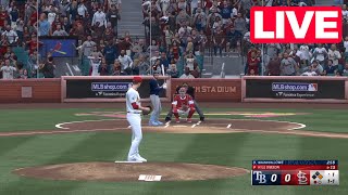 🔴LIVE NOW Tampa Bay Rays vs St Louis Cardinals  Aug 6 2024 MLB Full Game  MLB 24 EN VIVO [upl. by Aehcim]