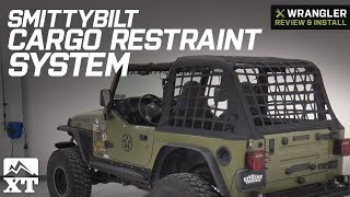 Jeep Wrangler Smittybilt Cargo Restraint System 19972006 TJ Review amp Install [upl. by Gilberto]