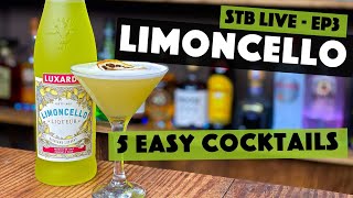 5 awesome LIMONCELLO Cocktails  StB Live  Ep3 [upl. by Gaven453]