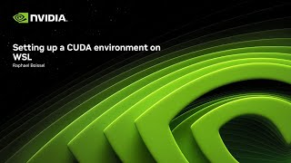 CUDA Tutorials I Installing CUDA Toolkit on Windows and WSL [upl. by Adnert666]