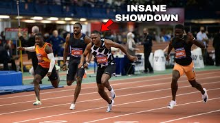 Christian Coleman Battles Trayvon Bromell amp Erriyon Knighton in 100m At PREFONTAINE CLASSIC 2022 [upl. by Aziram]