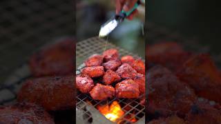 Chicken Barbeque BBQ Recipe  Rainy Monsoon Special Chicken BBQ Dishes  Village Chicken Recipe [upl. by Palmira]