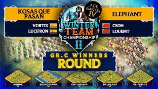 The 22500 Winter Team Championship II  Winners Round  Kosas Que Pasan vs ELEPHANT [upl. by Arob]