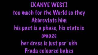 Nicki Minaj  Blazin ft Kanye West with lyrics  PINK FRIDAY [upl. by Ynatsed478]