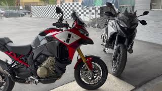 Ducati Multistrada V4 Pikes Peak vs V4S Multistrada  Riding Impressions [upl. by Carvey]