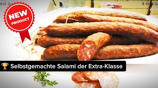 ‼️Handgemachte Rohwurst  Salami [upl. by Awra]