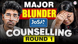 JOSSA Counselling  These Mistakes can get your SEAT Cancelled jee1 [upl. by Wakeen]