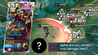 ALPHA INSANE LIFESTEAL amp TRUE DAMAGE 100 BROKEN  NEW BEST BUILD FOR BURST amp SUSTAINABILITY [upl. by Soisanahta186]