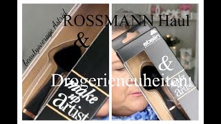 Rossmann Haul  Makeup Bürsten von EBELIN  Drogerie Neuheiten  Ü50 beautyoverage Astrid [upl. by Nnaarual614]