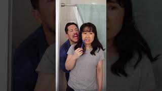 Sal whispers to a woman in her bathroom ImpracticalJokers  truTV [upl. by Adnawyek752]