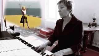 Thème de Camille Le Mépris musique de Georges Delerue Claire Delerue piano [upl. by Yleek]