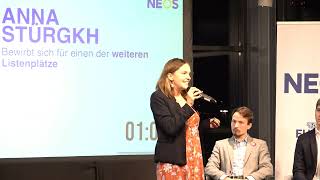 NEOS EUWahl 2024  Primaries  Vereinte Kandidatinnen für Europa in Salzburg  Anna Stürgkh [upl. by Deeann]