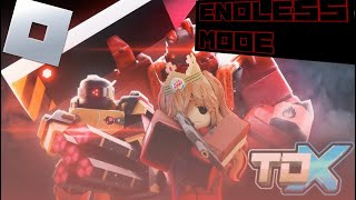 Endless mode wave 138151 Roblox TDX Golden MK IV [upl. by Egdamlat]