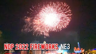 NDP 2022 Fireworks  Singapore National Day Parade 2022 [upl. by Esinal]