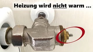 Heizung wird nur oben warm  Heizkörper wird nur zur Hälfte warm  Das ist der Grund und die Lösung [upl. by Ruckman]