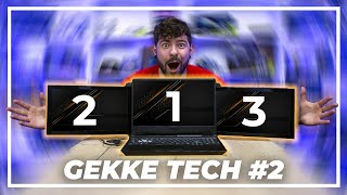 DRIE schermen op ÉÉN Laptop 🤯  Gekke Tech 2 [upl. by Annairt797]