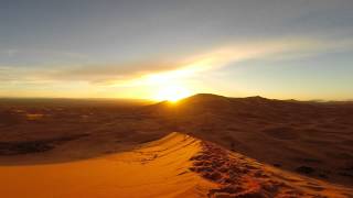 Time lapse sunrise in the Sahara Desert Morocco [upl. by Gavin387]