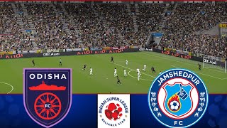 Odisha FC vs Jamshedpur FC  ISL 202425  eFootball Match [upl. by Simara]