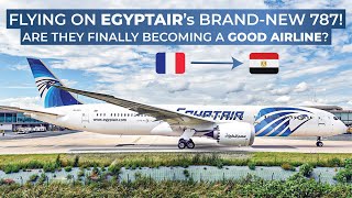 TRIPREPORT  Egyptair ECONOMY  Boeing 7879  Paris CDG  Cairo [upl. by Dreda]