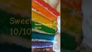 Carlos Bakeshop of Hoboken 1010 Rainbow 🌈 Cake foodie subscribe [upl. by Bush523]