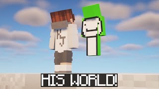 Karl Travels to DreamXDs World on the Dream SMP [upl. by Feldman]