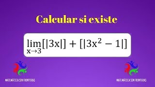 LIMITES LATERALES CON MAXIMO ENTERO [upl. by Kilby]